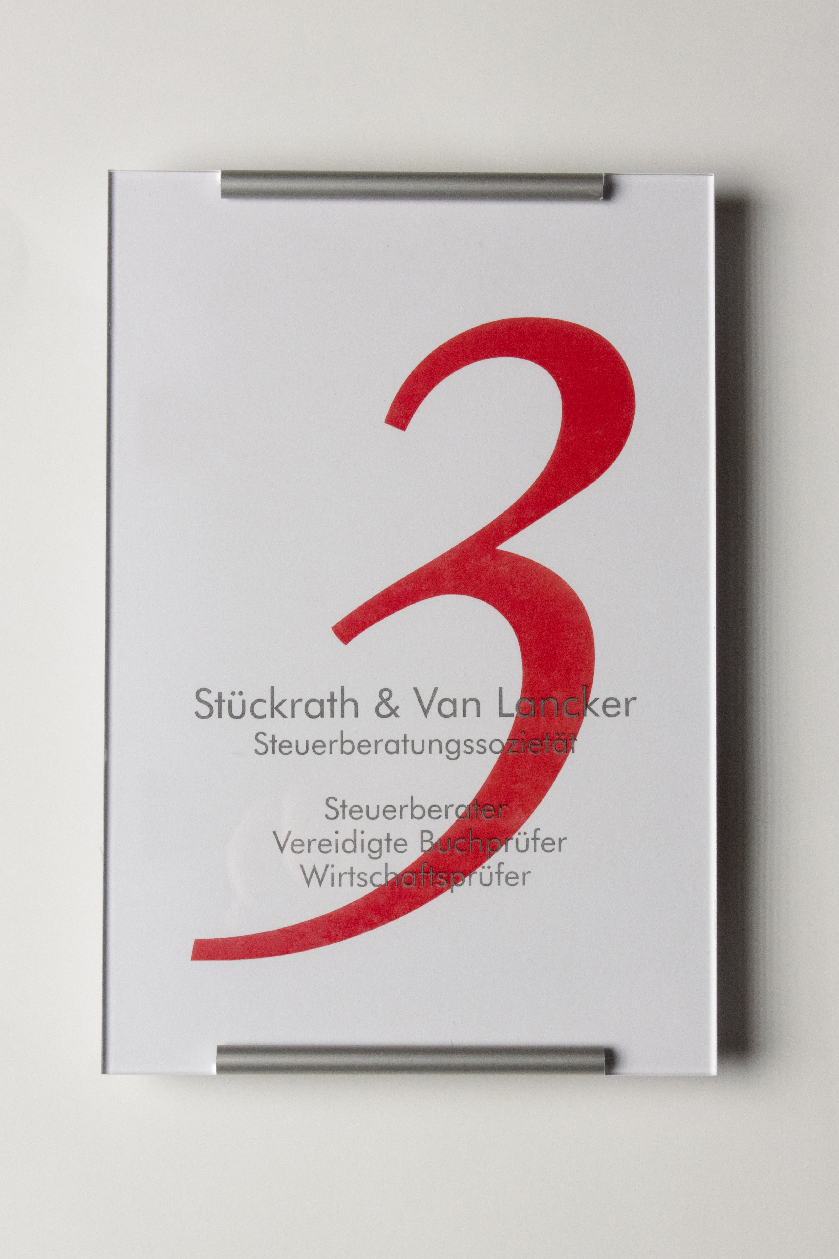 Türschild Topas A4