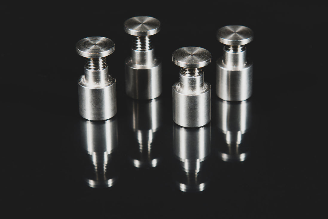 Edelstahl-Abstandshalter 4er Set