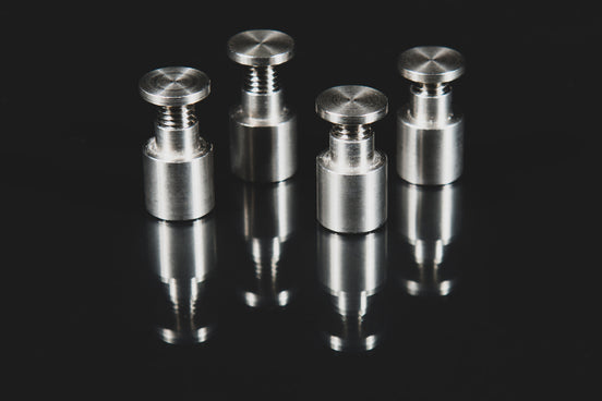 Edelstahl-Abstandshalter 4er Set