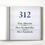 Türschild OfficeStar 160x120 mm Hoch- oder Querformat