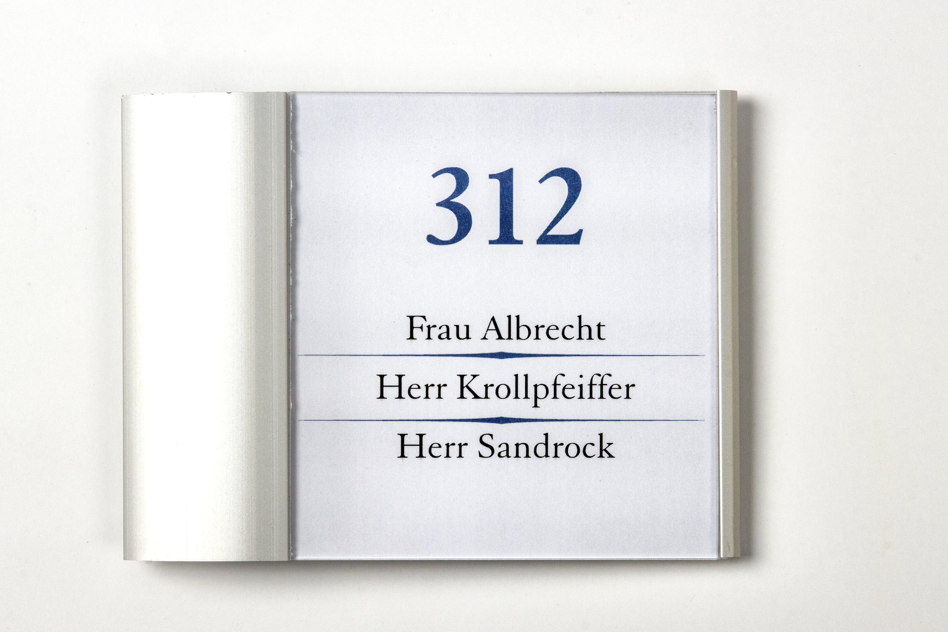 Türschild OfficeStar 160x120 mm Hoch- oder Querformat