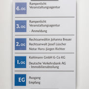 Türschild Topas A3