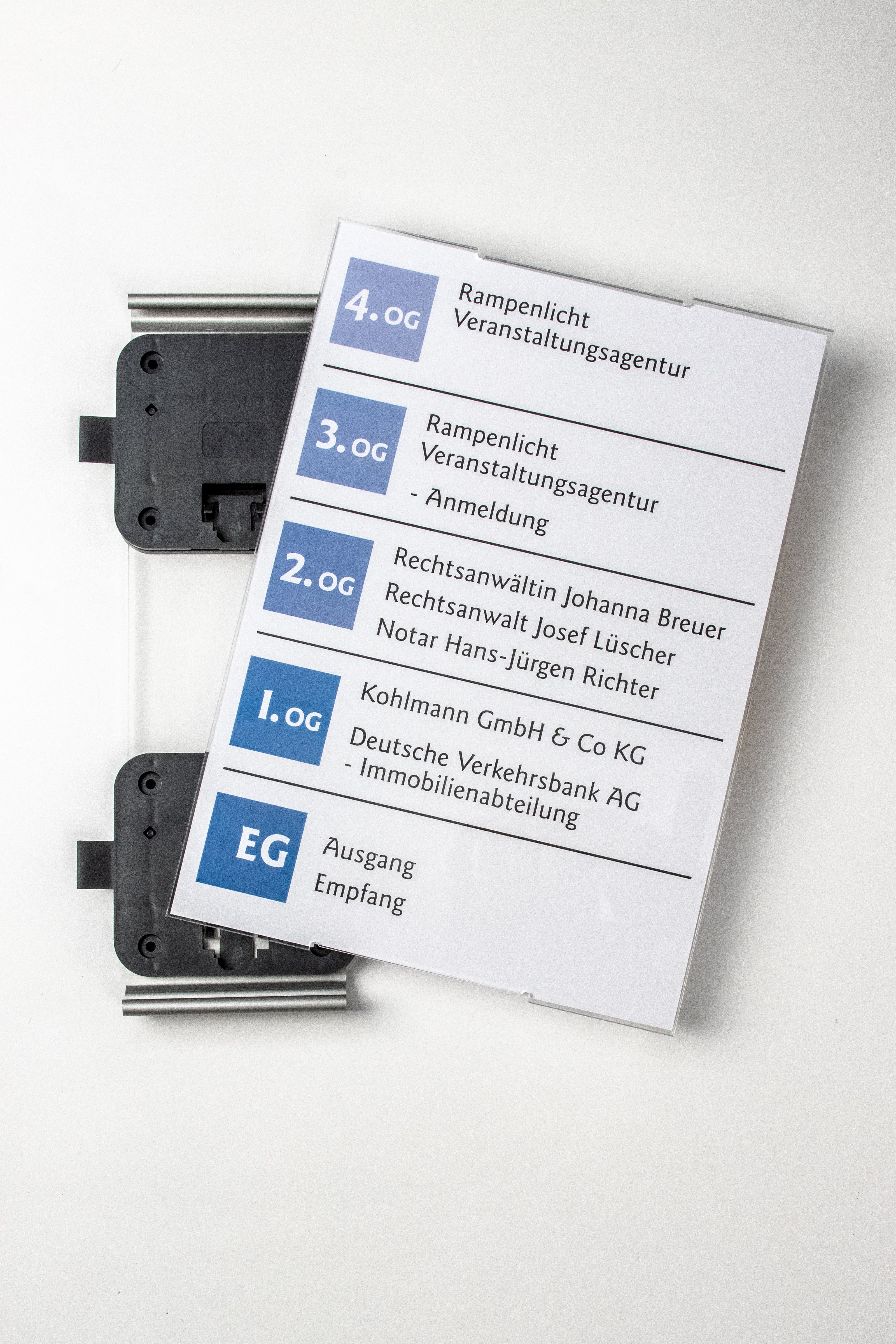 Türschild Topas A3