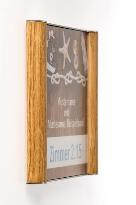 Türschild Westerwald aus Massivholz | 195x155 mm | flach |