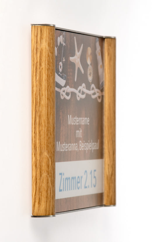 Türschild Westerwald aus Massivholz | 195x155 mm | flach |