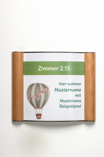 Türschild Westerwald aus Massivholz | 190x150mm | gewölbt |