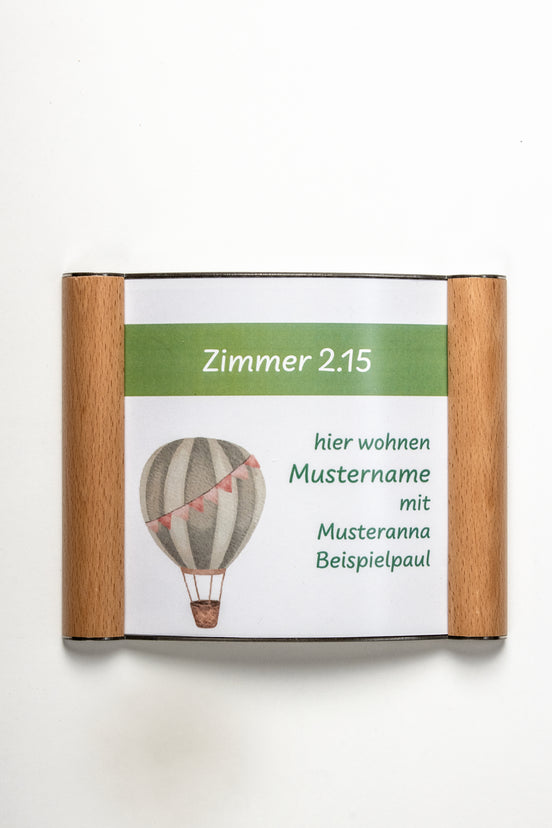 Türschild Westerwald aus Massivholz | 190x150mm | gewölbt |